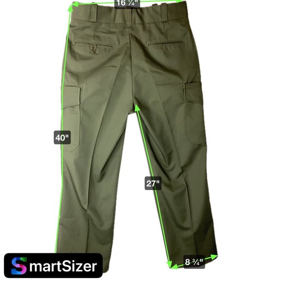 Men's Outdoor Olive Cargo Pants Multiple Pockets Size 32 NWOT - Picture 8 of 9